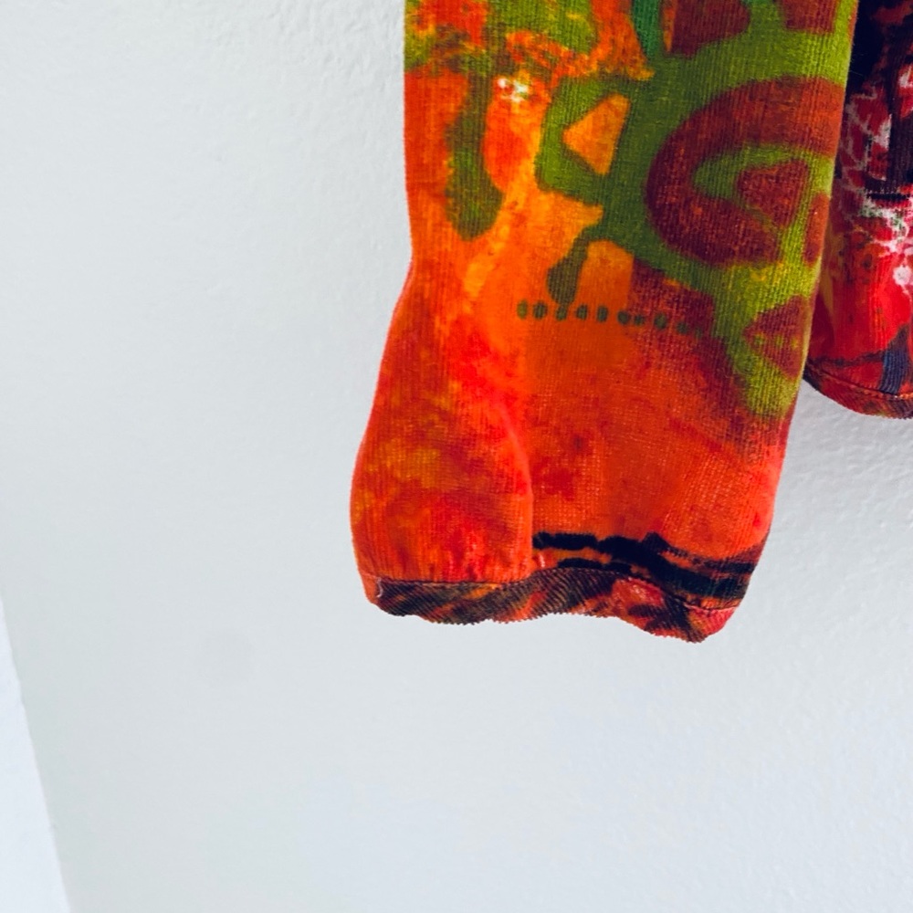 Chico's Artistic Multicolor Button Down Shirt - image 4